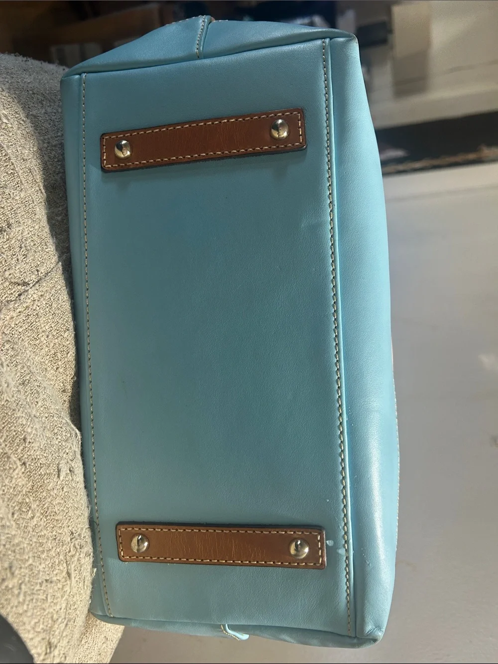 DOONEY & BOURKE  Tote  bubblegum blue and pastel pink